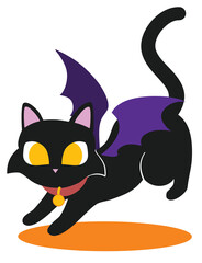 Cat cosplay in Halloween Day
