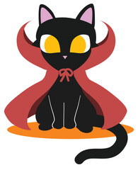 Cat cosplay in Halloween Day