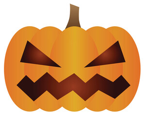 Halloween pumpkin clear background