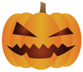 Halloween pumpkin clear background