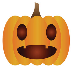 Halloween pumpkin clear background
