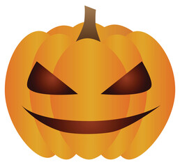 Halloween pumpkin clear background