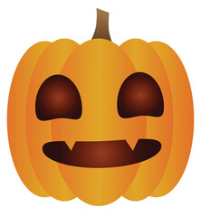 Halloween pumpkin clear background