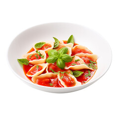 healthy food with tomato sauce