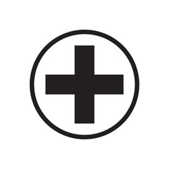 Medical cross icon. flat trendy style flat illustration on white background.eps