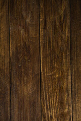 Old wood texture background, surface with old natural colored wood, top view. Grain table surface.