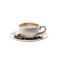 Fototapeta premium Steaming Espresso Elegance