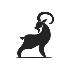 goat logo template Isolated. Brand Identity. Icon Abstract Vector graphic