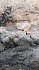 rock in the sea