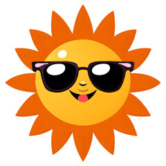 sun wears sunglasses 