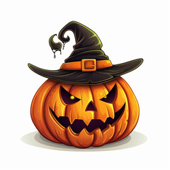Carving Pumpkin Illustration Background
