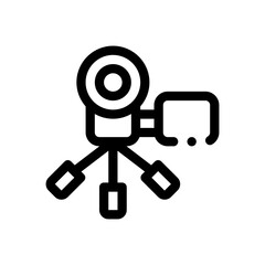camcorder line icon