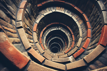 Fototapeta premium spiral staircase 