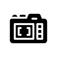 technology glyph icon