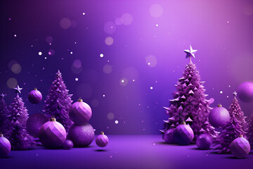 purple festive background christmas