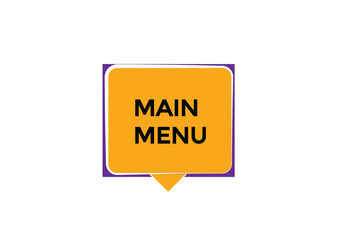  new main menu website, click button, level, sign, speech, bubble  banner, 
