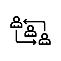 Fototapeta premium choose line icon