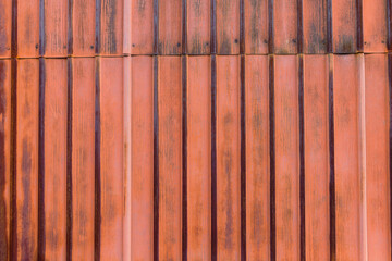 background of a rusty corrugated iron wall