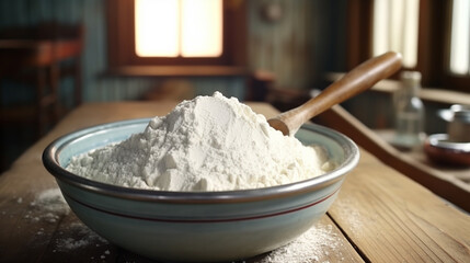bowl of flour