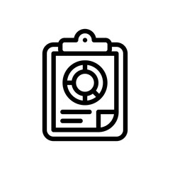 clipboard line icon