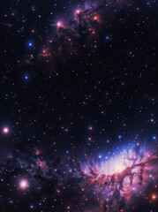 Fototapeta premium Nebula clouds in the space