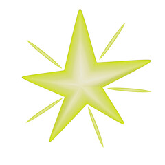 3D star icon