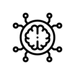 brain line icon