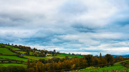 Fototapeta na wymiar Amazing view in Brecon Beacon national park, Wales, United Kingdom. 