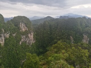 The temple of the Tiger Cave in Krabi is a very steep staircase with 1,237 steps.