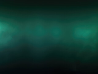 Foggy and misty dark green moody abstract background 