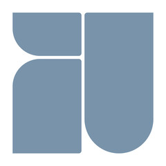 Abstract template frame collage board art bauhaus for text. Contemporary design for social media, flyers, invitations, cards, posters, interior decor. Minimalist geometric line shapes vector