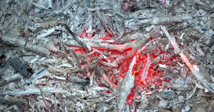 The place of the fire embers burn out the consequences of wrong actions