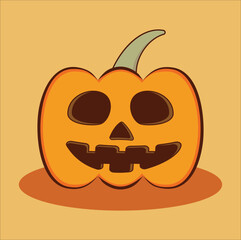 pumpkin vector formats. suitable for sticker, mug, t-shirt. etc. Eps 10