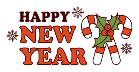 Happy New Year sticker