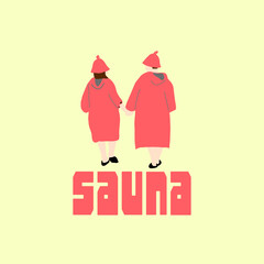 【Sauna Life Illustrations】サウナー