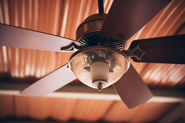 Ceiling Fan, Ceiling, Electric Fan, Appliance, Blowing