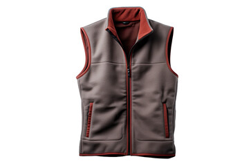 Naklejka premium Casual men's vest with fleece material