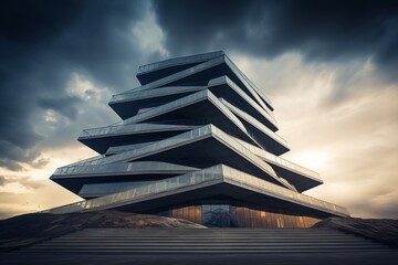 An image of an avant-garde architectural landmark, symbolizing a glimpse into the future of...