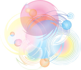 abstract background with circles
