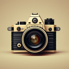 minimalistic camera illustration