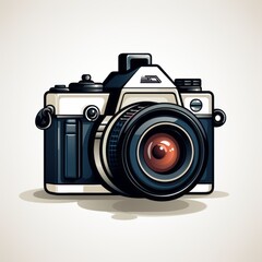 minimalistic camera illustration