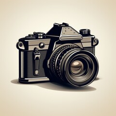 minimalistic film camera icon