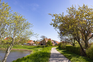 Obraz premium Part off Ribe city, Ribe is a town in Esbjerg municipality in the Region of Southern Denmark,scandinavia,Europe