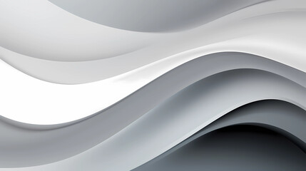 White wavy abstract background 