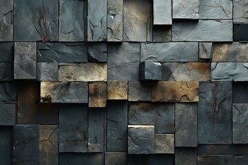 slate tile texture on a wall