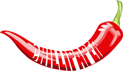 Obraz premium Some words in chillipaper picture