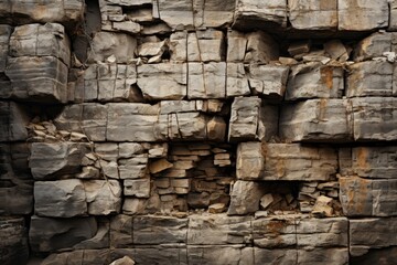 natural rock texture in a quarry