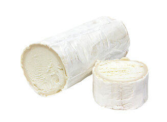 Bûche de fromage de chèvre / Fond transparent - 669174369