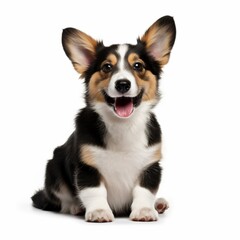 border collie puppy generated by AI