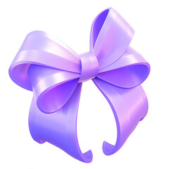 3D Purple Ribbon
